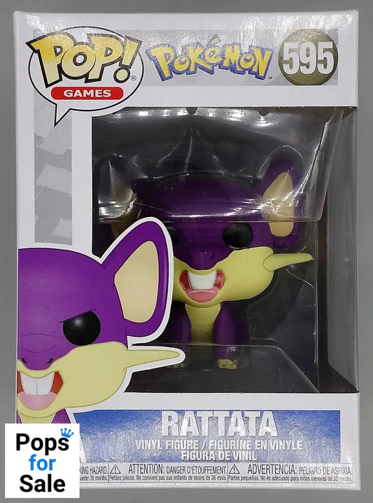 #595 Rattata - Pokemon - Brand New Funko POP in Protector