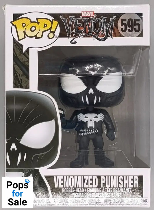 #595 Venomized Punisher - Marvel Venom - Box Damaged Funko POP