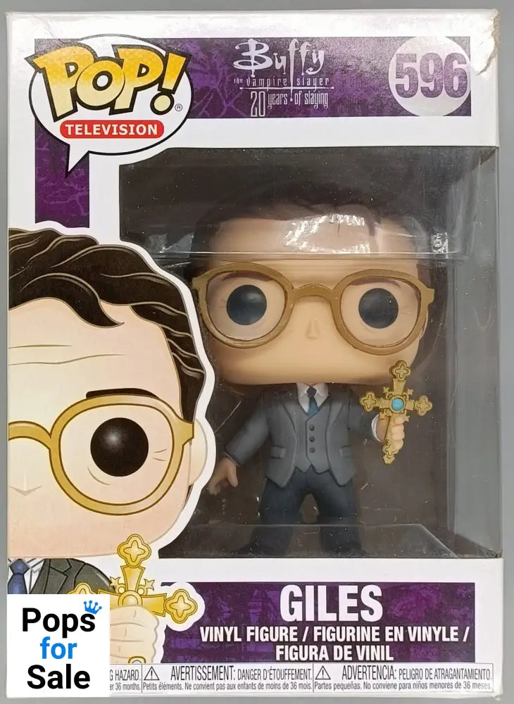 #596 Giles - Buffy The Vampire Slayer - Box Damaged Funko POP