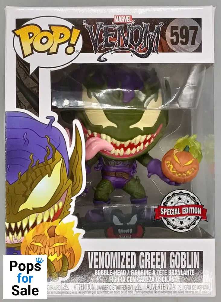 597 Venomized Green Goblin - Marvel - Box Damaged Funko POP