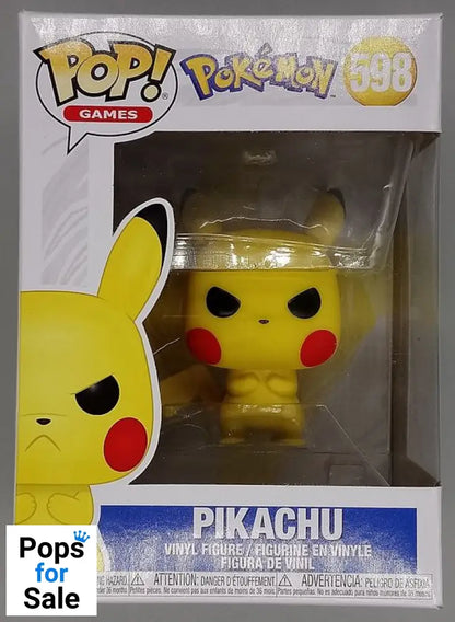 598 Pikachu (Grumpy) - Pokemon - Funko POP - Box Damaged