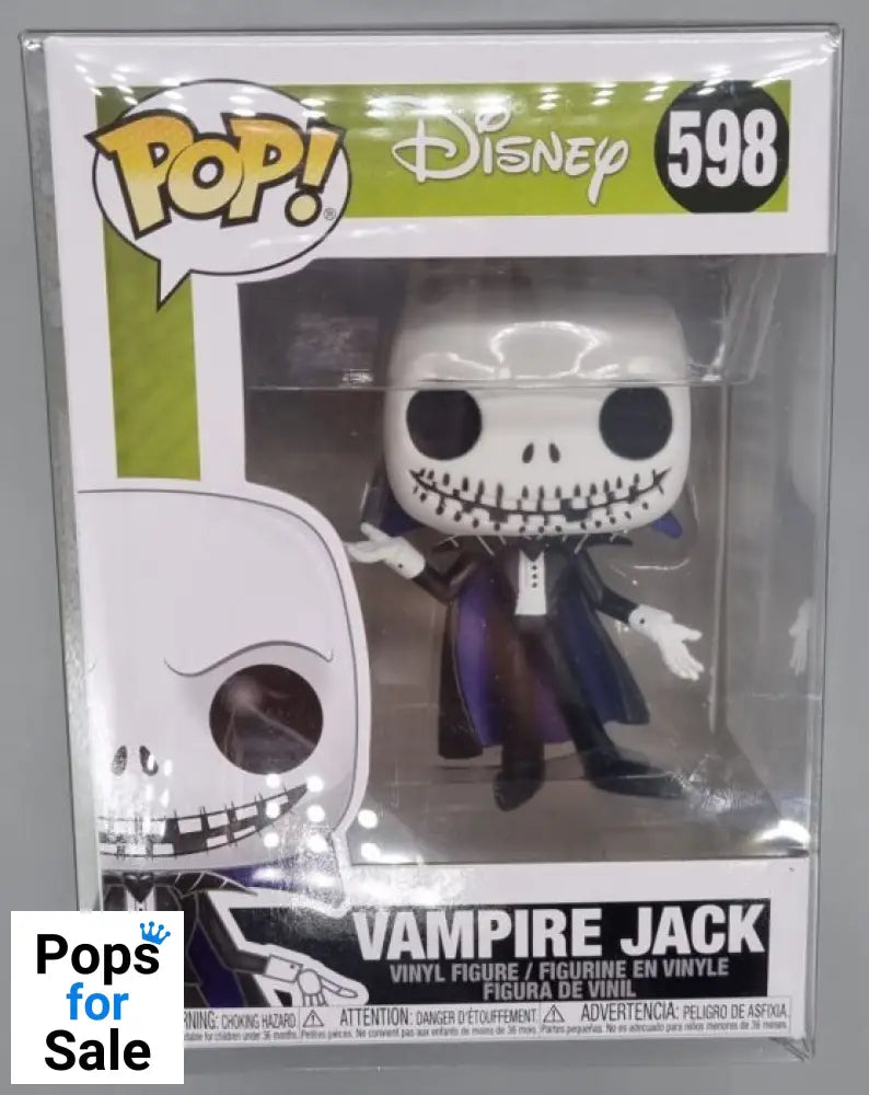 #598 Vampire Jack - Disney The Nightmare Before Christmas Funko POP