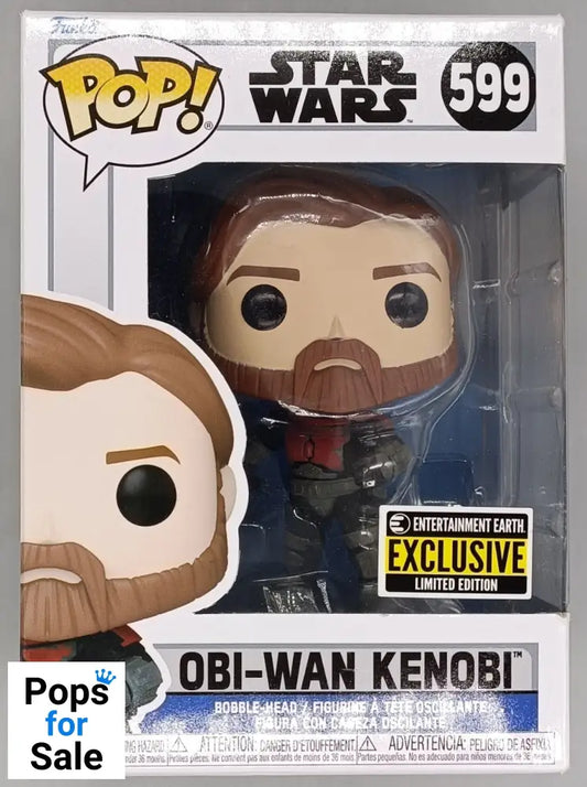 599 Obi-Wan Kenobi (Mandalorian Armor) Star Wars - Funko POP - Box Damaged