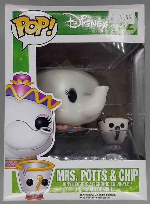 #92 Mrs. Potts and Chip - Disney Beauty & The Beast - Box Damaged Funko POP