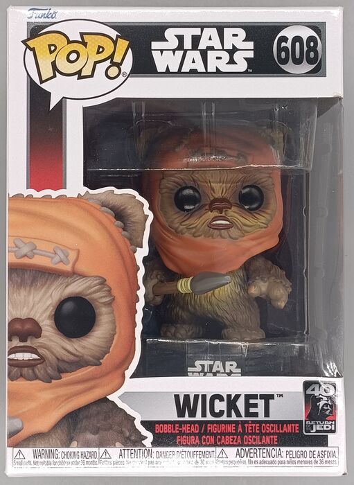 #608 Wicket - Star Wars - Box Damaged Funko POP