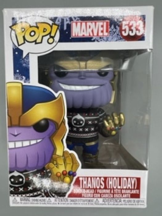 #533 Thanos (Holiday) - Marvel - Box Damaged Funko POP