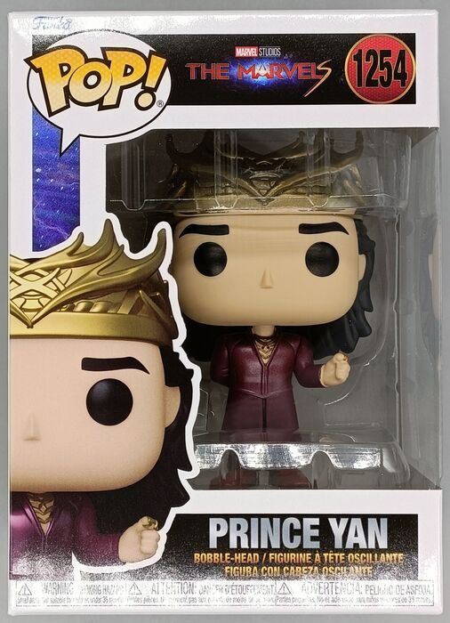 1254 Prince Yan - Marvel - The Marvels Funko POP - Brand New