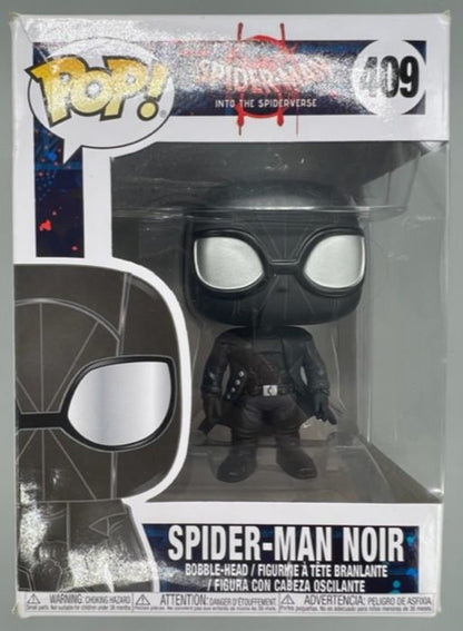 #409 Spider-Man Noir - Marvel Into the Spider-verse Box Damaged Funko POP
