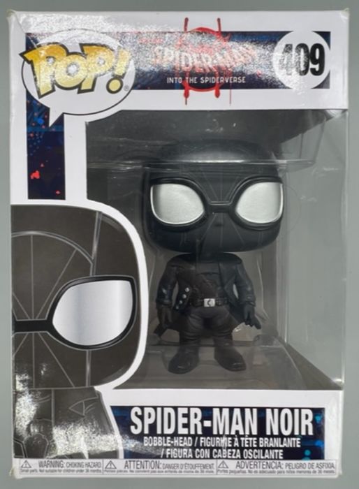 #409 Spider-Man Noir - Marvel Into the Spider-verse Box Damaged Funko POP