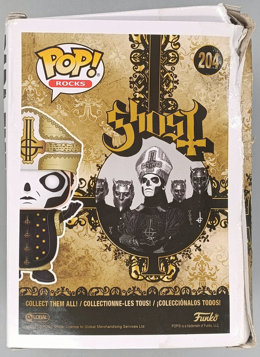 204 Papa Emeritus III - Ghost - Rocks - Box Damaged Funko POP