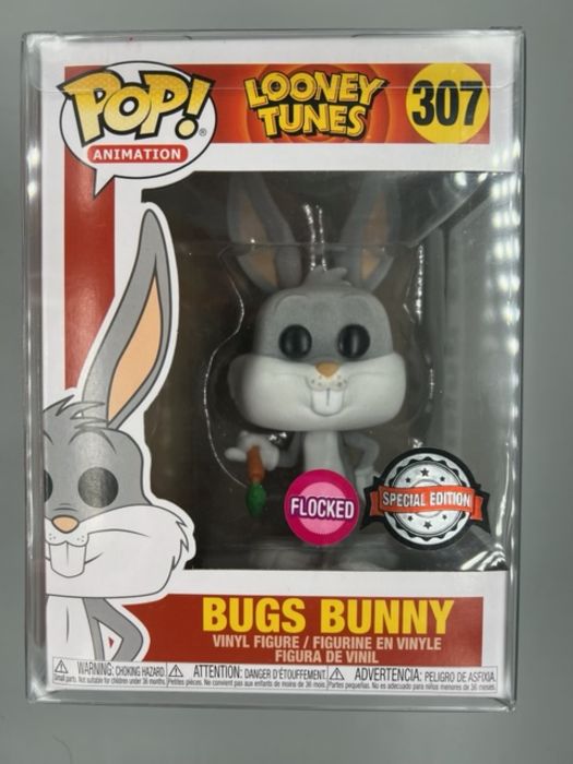 #307 Bugs Bunny - Flocked - Looney Toons Funko POP