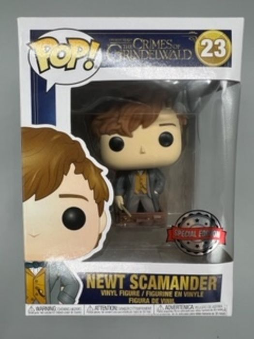 #23 Newt Scamander (In Suitcase) - Fantastic Beasts Box Damaged Funko POP