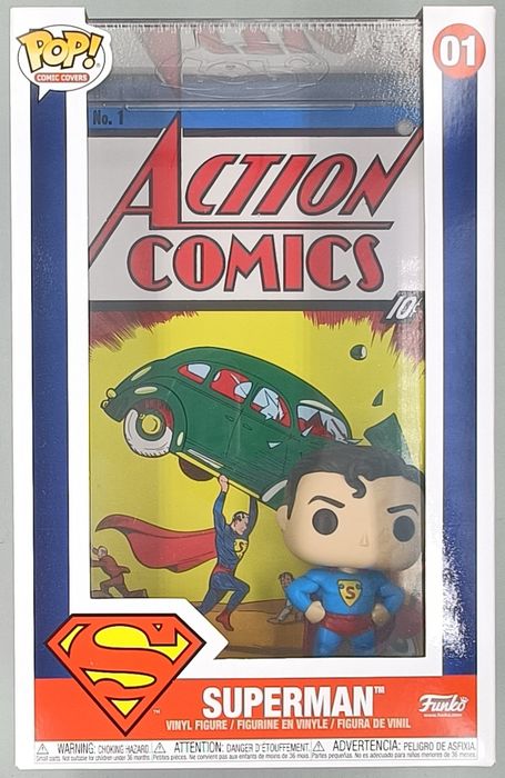 #01 Superman - Comic Covers Funko POP