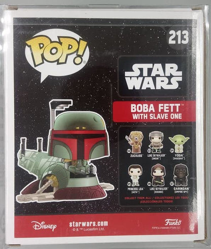 213 Boba Fett (with Slave One) - Deluxe - Star Wars Funko POP - Box Damaged