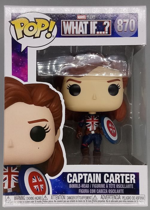 #870 Captain Carter - Marvel What If...? - Box Damaged Funko POP