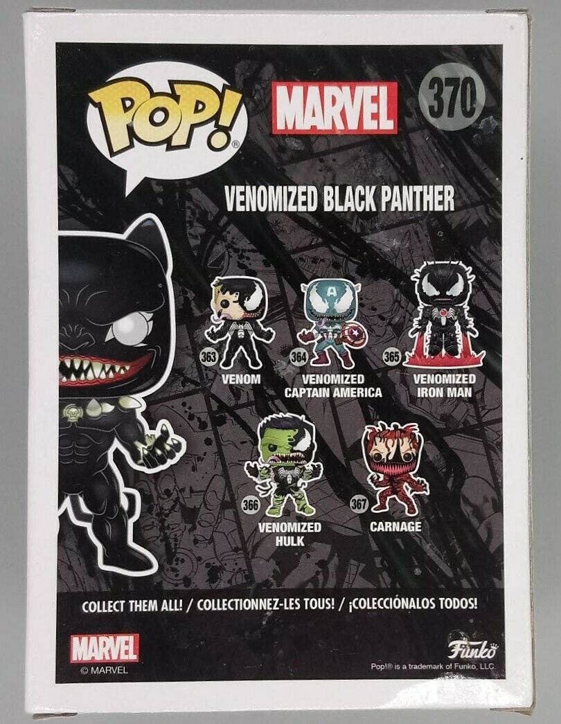 #370 Venomized Black Panther - Marvel Venom Funko POP