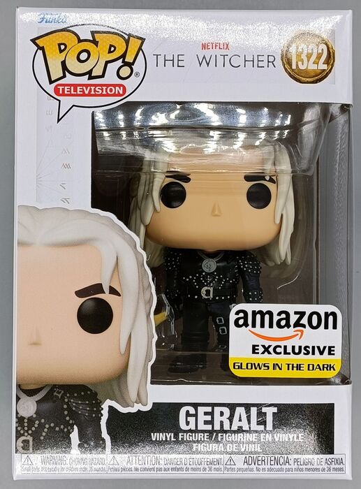 1322 Geralt Glow - The Witcher Funko POP - Brand New