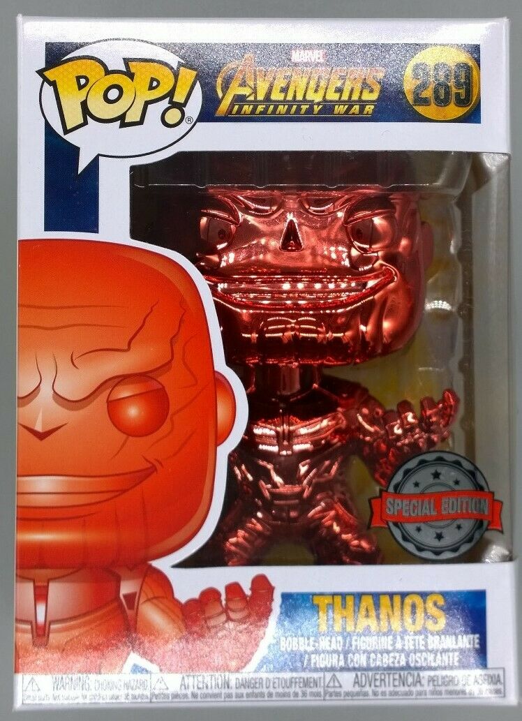 #289 Thanos (Red) - Chrome - Marvel Avengers Infinity War Funko POP