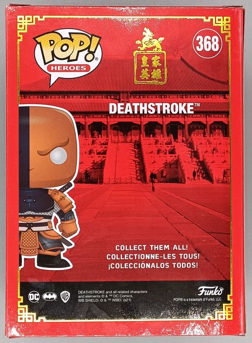 #368 Deathstroke Metallic - DC - 2021 Con China Ltd Ed Funko POP