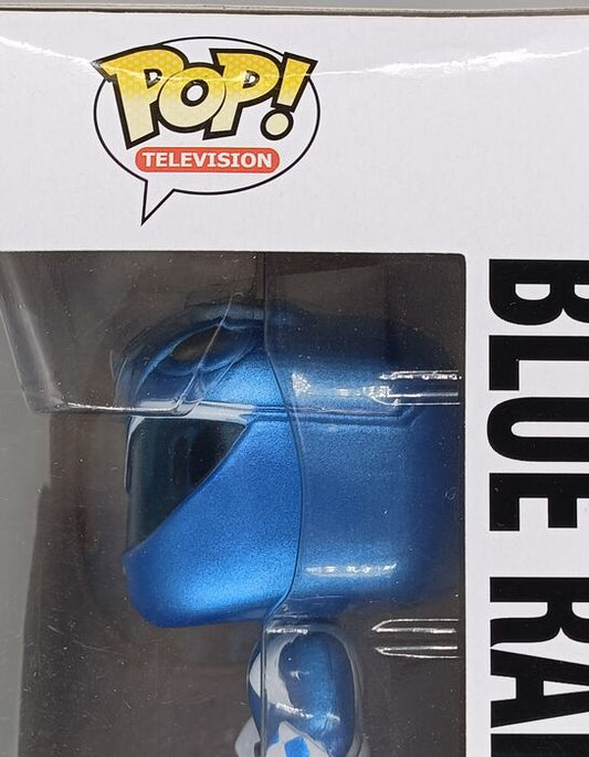 #363 Blue Ranger - Metallic - Power Rangers - Box Damaged Funko POP