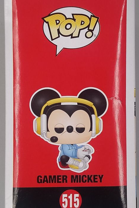 515 Gamer Mickey (Sitting) Disney 90 Years - Funko POP - Box Damaged