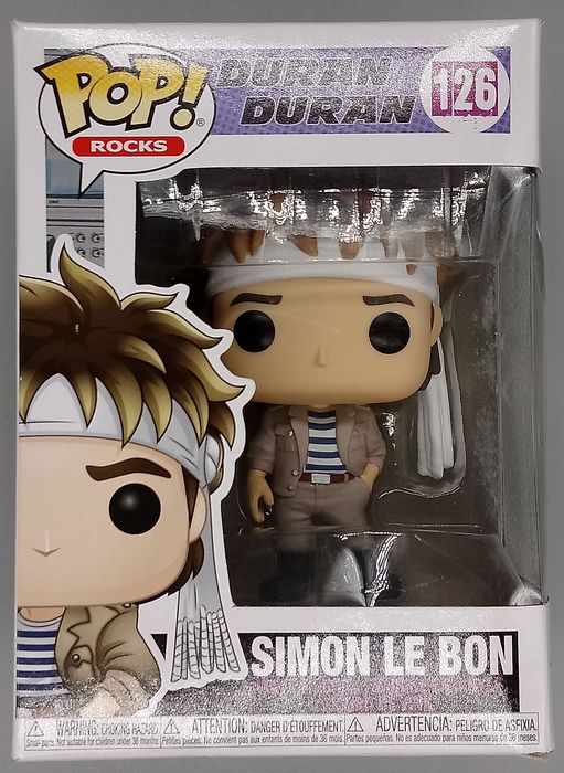 126 Simon Le Bon - Duran Duran - Funko POP - Box Damaged
