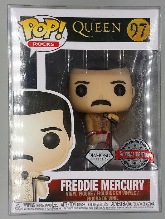 #97 Freddie Mercury - Diamond - Queen - Rocks Funko POP