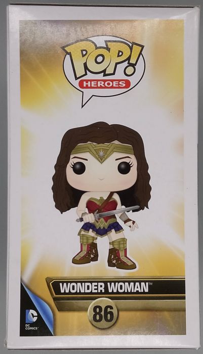 #86 Wonder Woman - DC Batman vs Superman - Box Damaged Funko POP