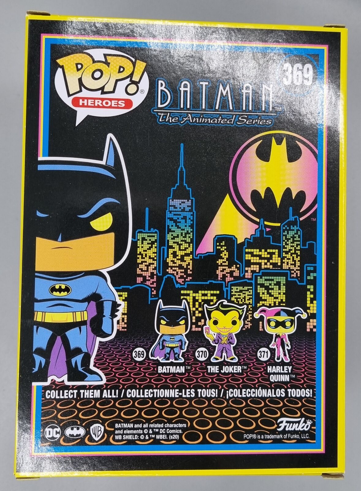 #369 Batman (Blacklight) - DC Batman Animated Series Funko POP