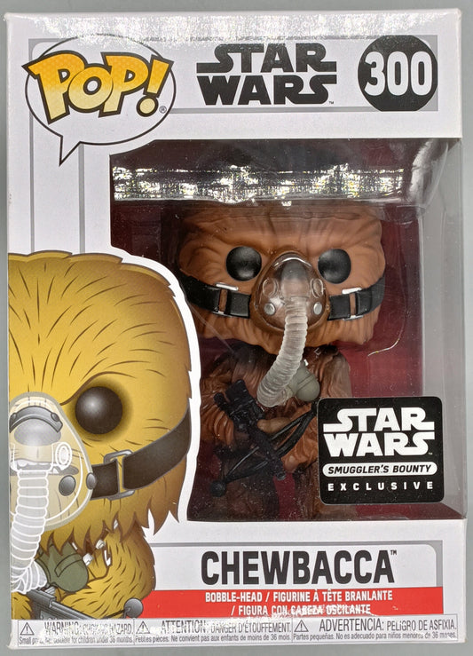 #300 Chewbacca (w/ Mask) - Star Wars Smugglers Bounty - Box Damaged Funko POP