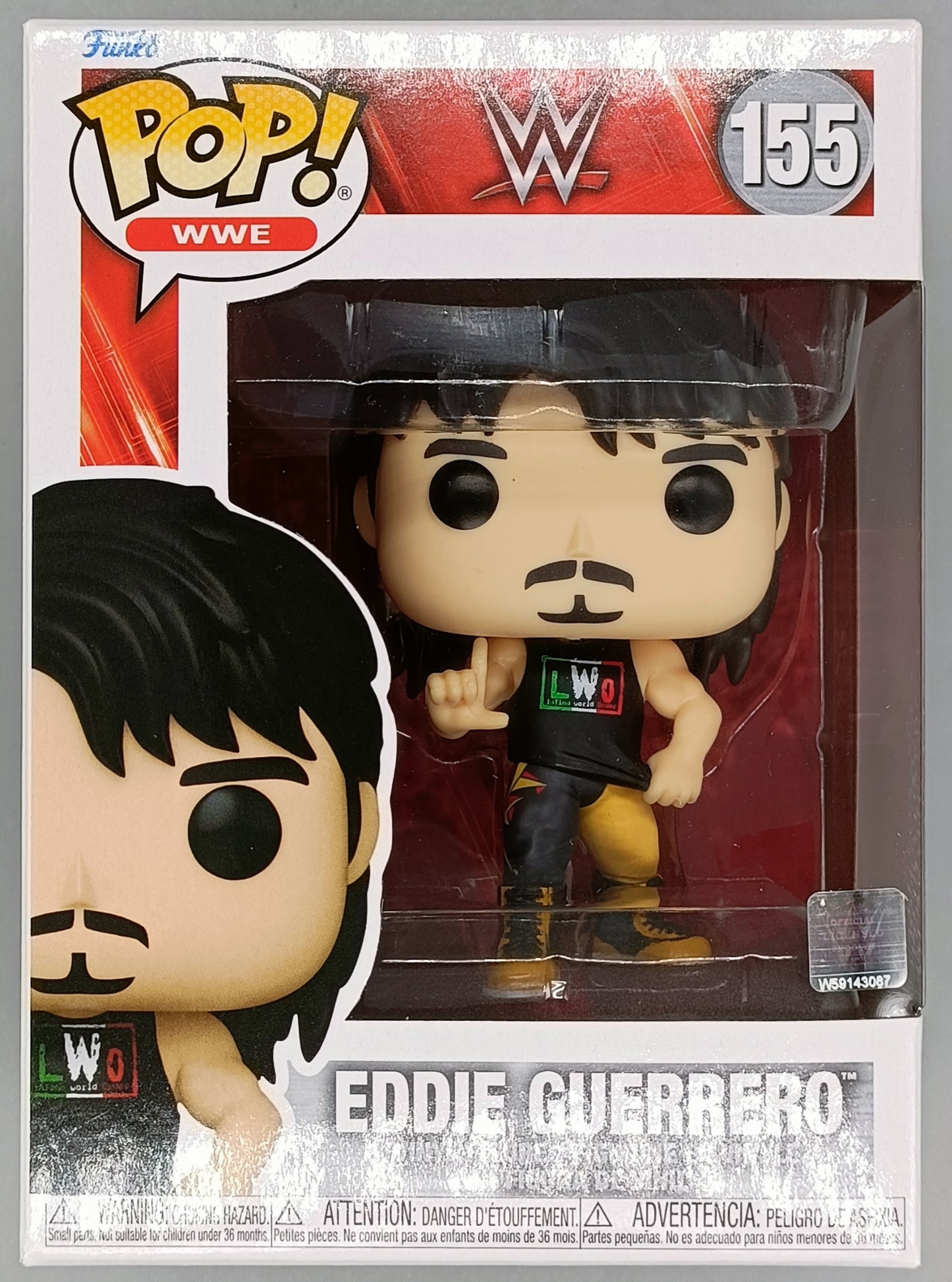 155 Eddie Guerrero - WWE Funko - Brand New Funko POP