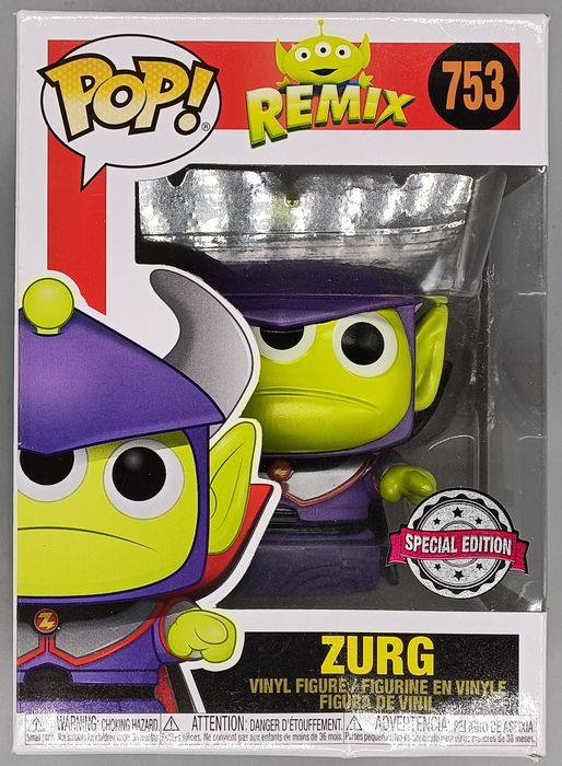 753 Zurg (Alien Remix) - Metallic - Disney Toy Story - Box Damaged Funko POP