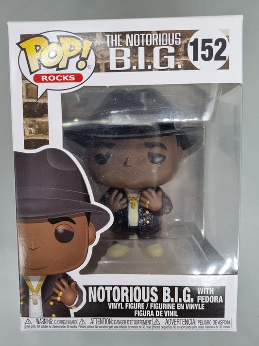 152 Notorious B.I.G. (with Fedora) - Pop Rocks - Funko POP - Box Damaged