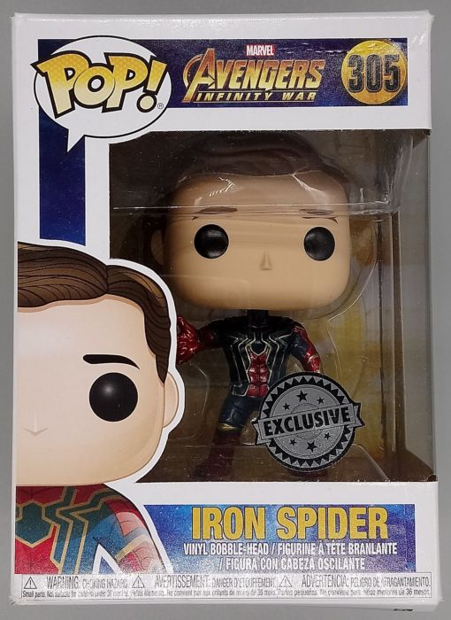 305 Iron Spider (Unmasked) Marvel Avengers - Funko POP - Box Damaged