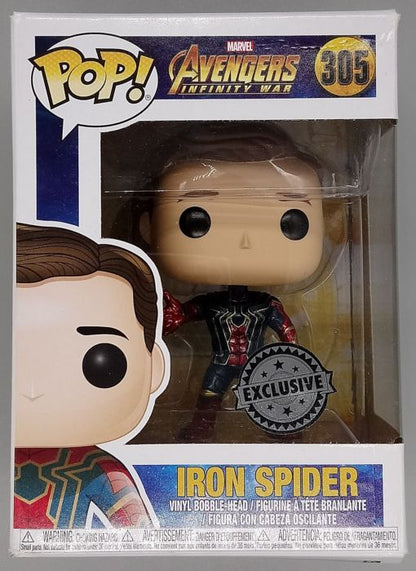 305 Iron Spider (Unmasked) Marvel Avengers - Funko POP - Box Damaged