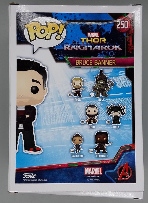 #250 Bruce Banner - Marvel Thor Ragnarok - Box Damaged Funko POP