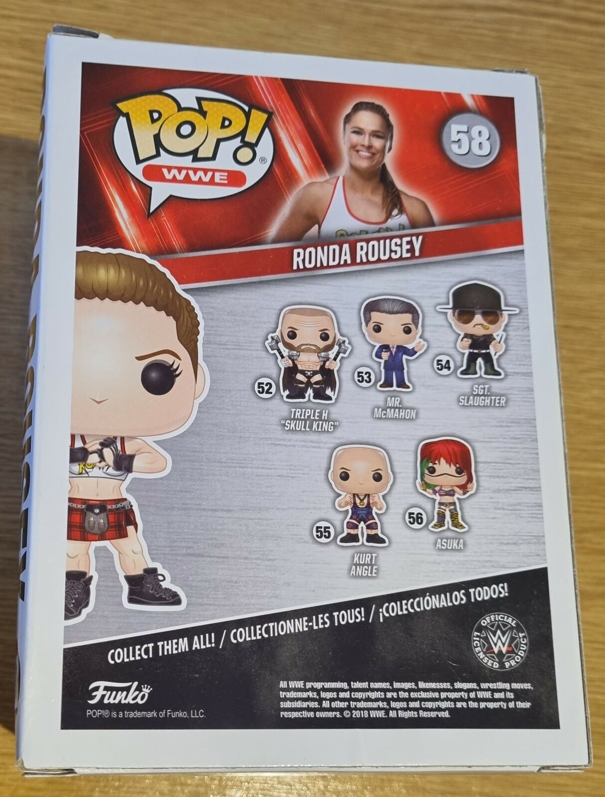 #58 Ronda Rousey - WWE Funko POP