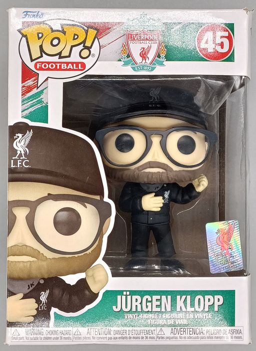 #45 Jurgen Klopp - Liverpool FC - Box Damaged Funko POP