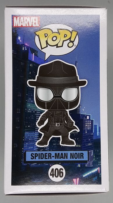 #406 Spider-Man Noir (Hat) Marvel Spiderman Into The Spiderverse Funko POP