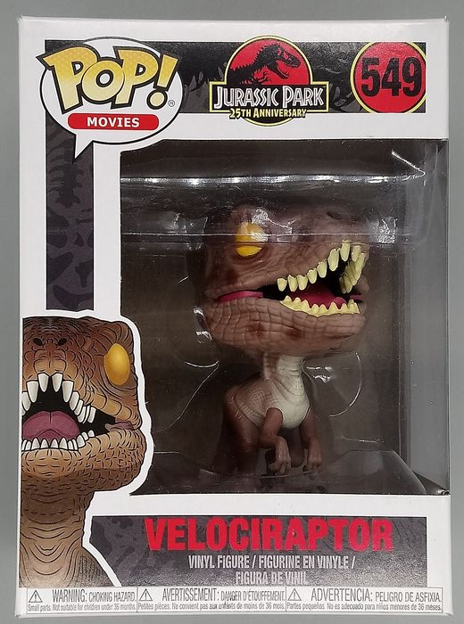 549 Velociraptor - Jurassic Park - Box Damaged Funko POP