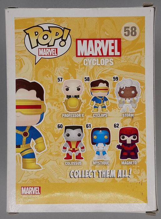 #58 Cyclops - Marvel X-Men - Box Damaged Funko POP