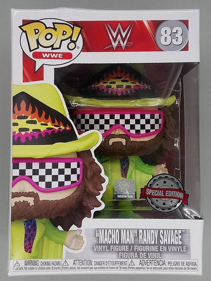 83 Macho Man Randy Savage (Green) - WWE - Funko POP - Box Damaged
