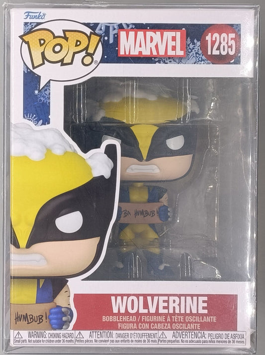 1285 Wolverine w/Sign (Holiday) - Marvel Funko POP
