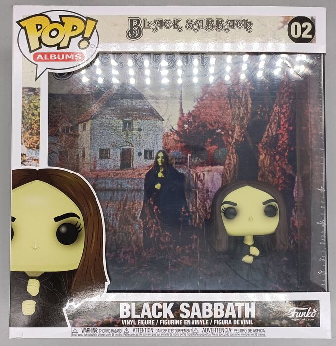 #02 Black Sabbath - Albums - Ozzy Osbourne - Box Damaged Funko POP