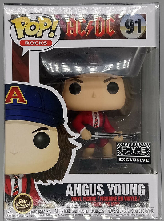 #91 Angus Young (w/ Red Jacket) - Exclusive - ACDC Funko POP