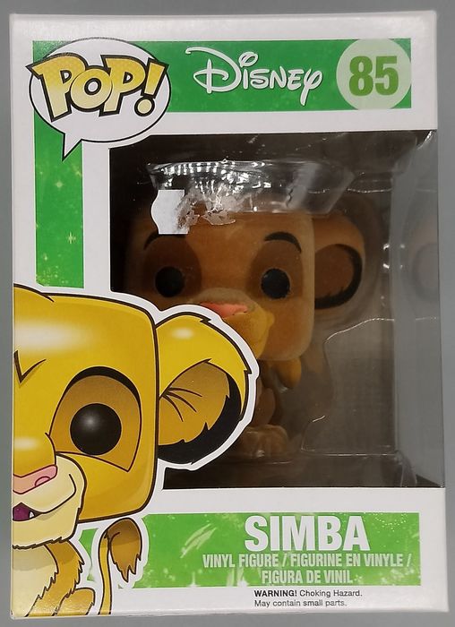 #85 Simba - Flocked - Disney Lion King - Box Damaged Funko POP