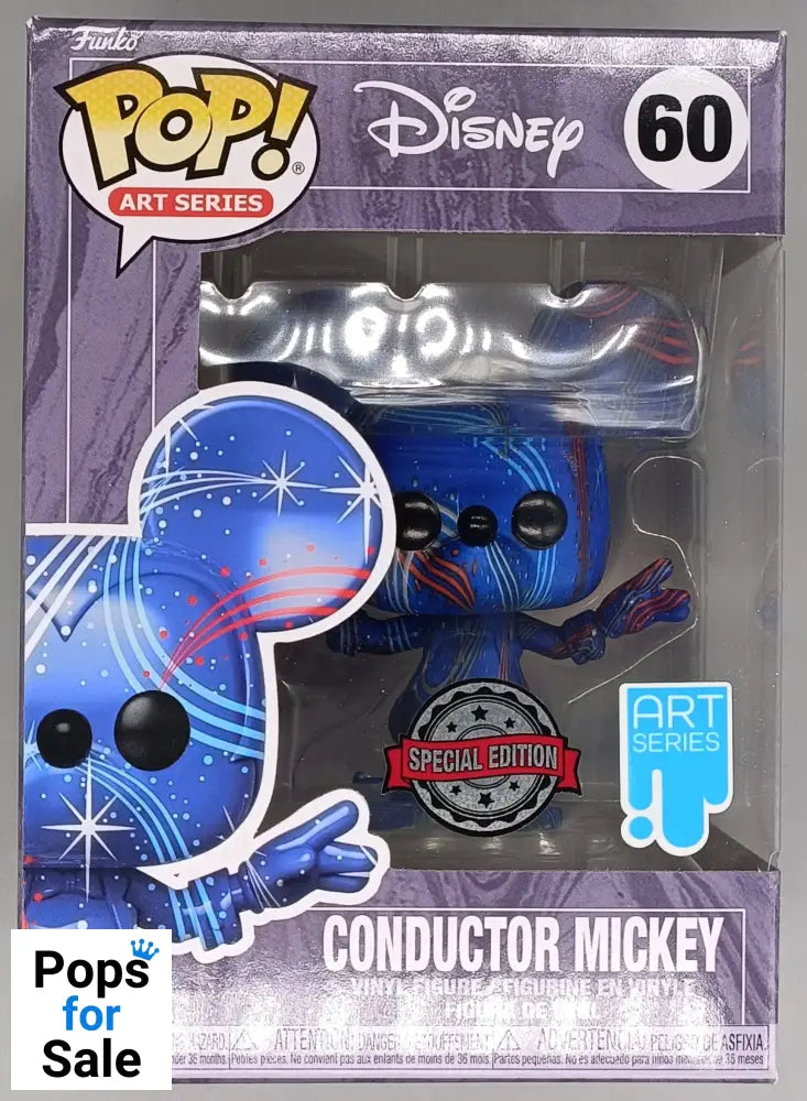 60 Conductor Mickey - Art Series - Disney Funko POP - Box Damaged