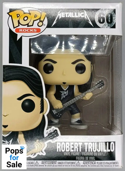 60 Robert Trujillo - Metallica - Rocks - Box Damaged Funko POP