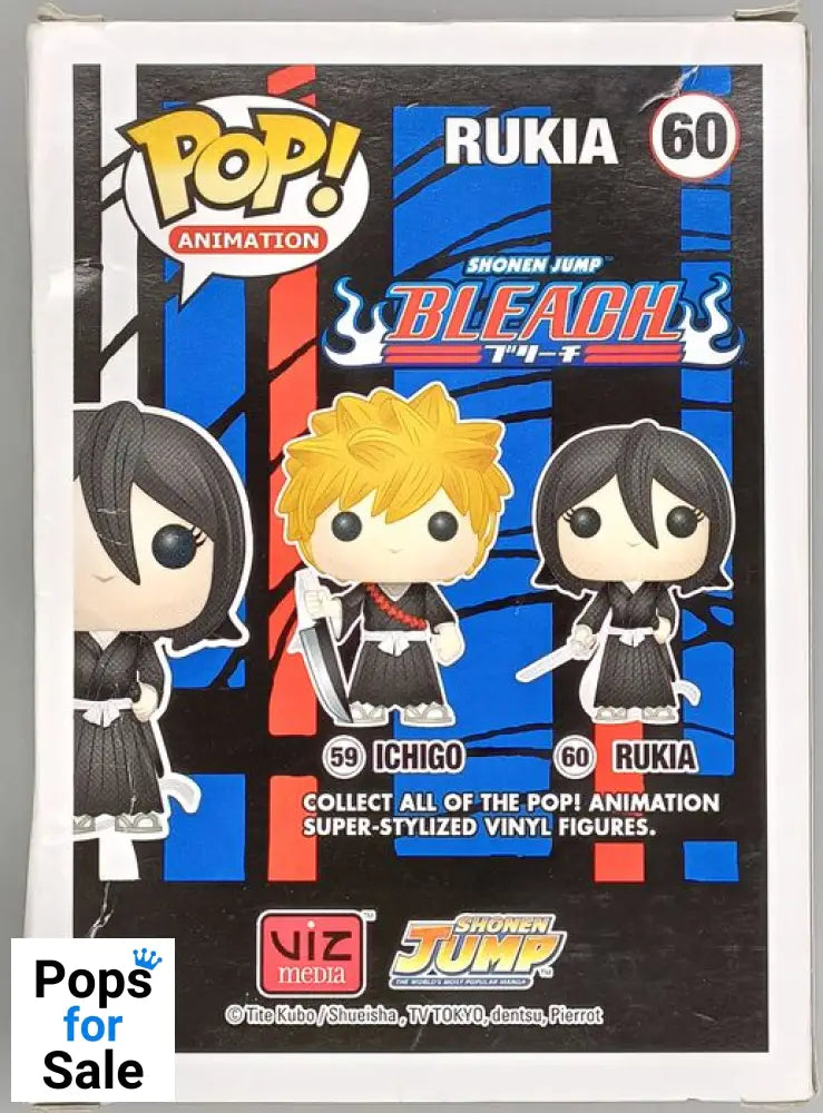 60 Rukia - Bleach Shonen Jump - Funko POP - Box Damaged