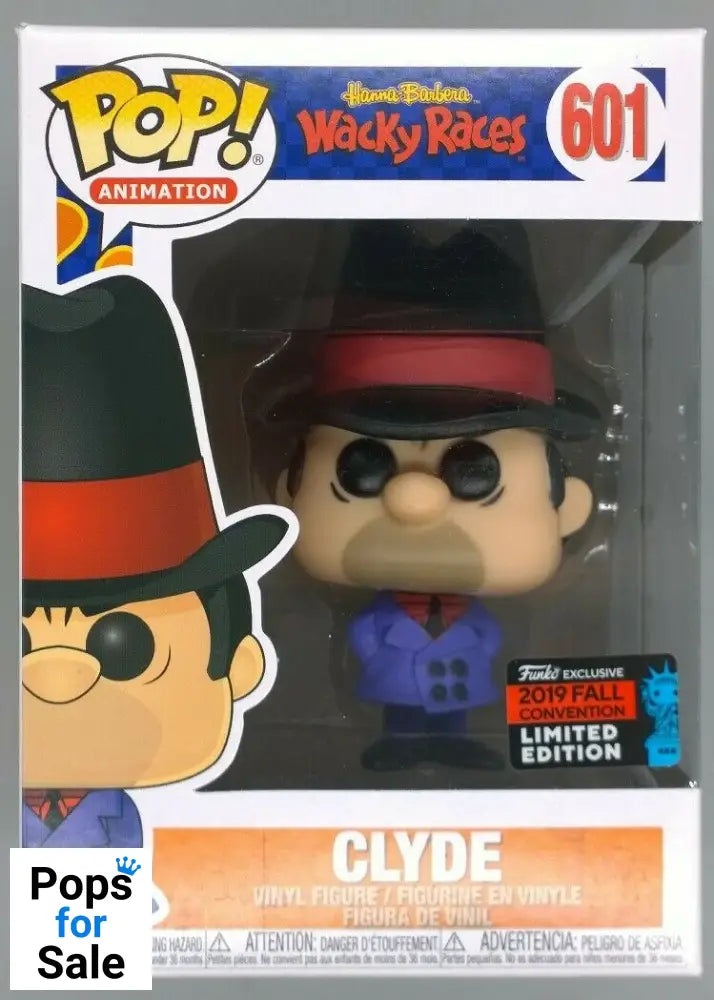 #601 Clyde - Wacky Races - 2019 Con Exclusive Funko POP